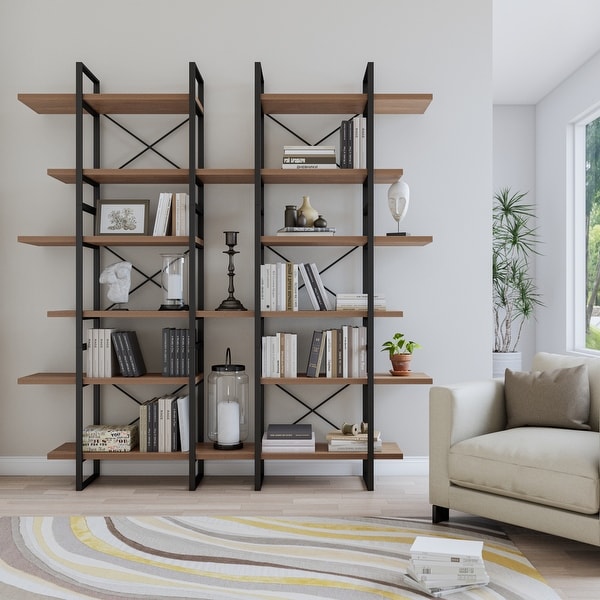 Walnut bookshelves for shop sale