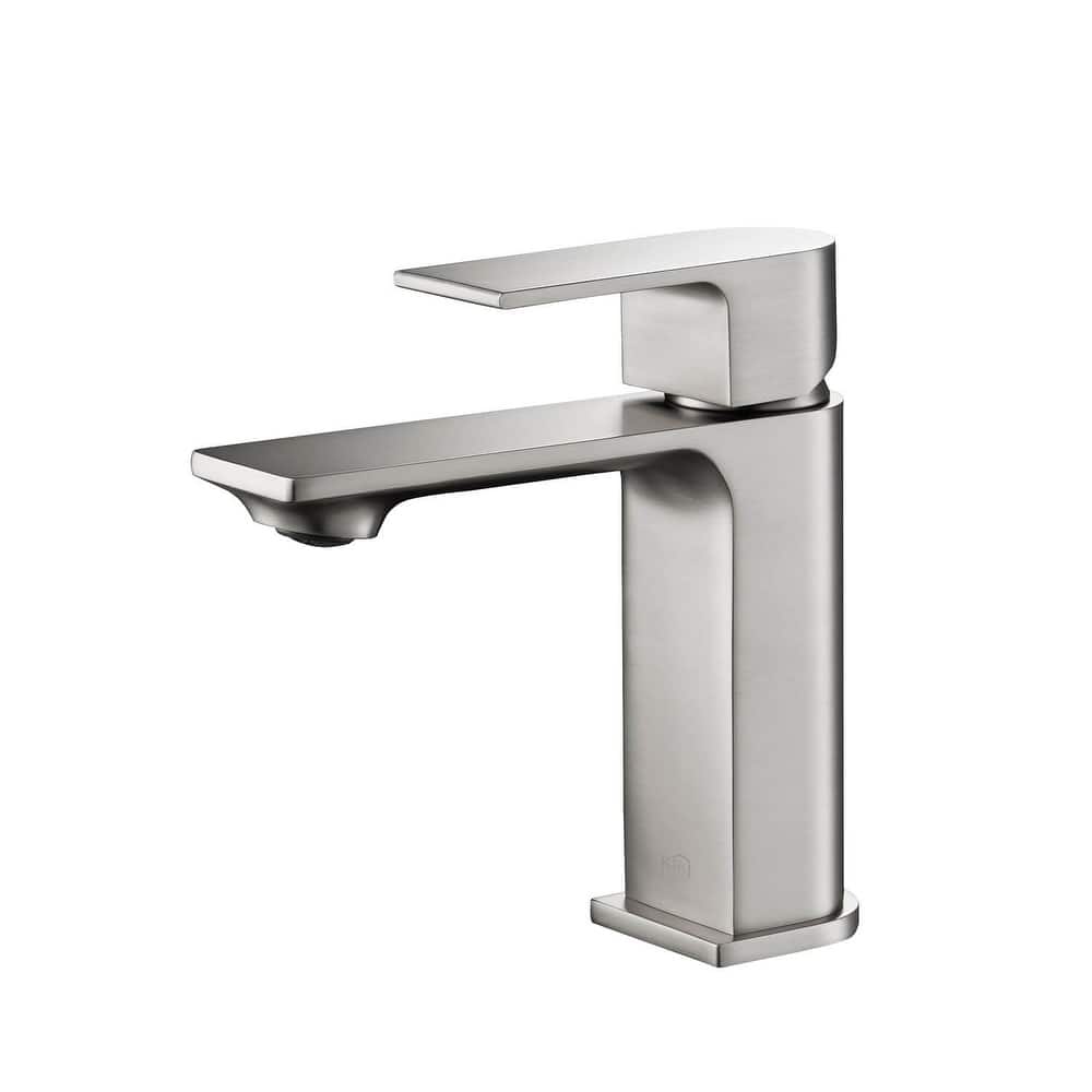 Lead-free Solid Brass Single Handle Bathroom Vanity Faucet with Hose