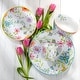 preview thumbnail 4 of 3, Euro Ceramica Charlotte 16 Piece Dinnerware Set (Service for 4) - Service for 4
