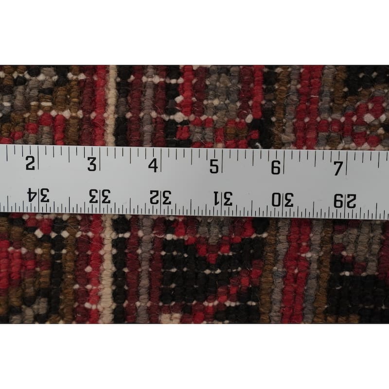 Hand Knotted Oriental 100% Wool Carpet Traditional Medallion Red Heriz Area Rug - 12' 7'' X 10' 1''