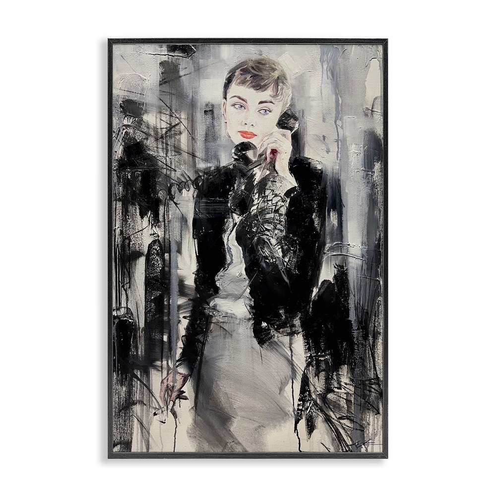 Stupell Classic Beauty Fashionista Framed Giclee Art Design By Lucille Lee