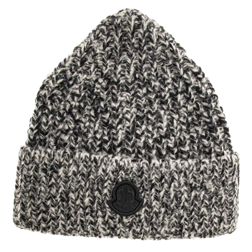 Moncler Marled Wool Blend Beanie