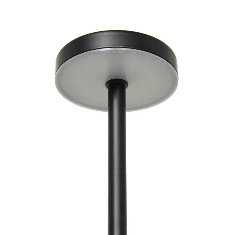LED Mushroom Disc Touch Sensor Desk Lamp - 12.75" - Black