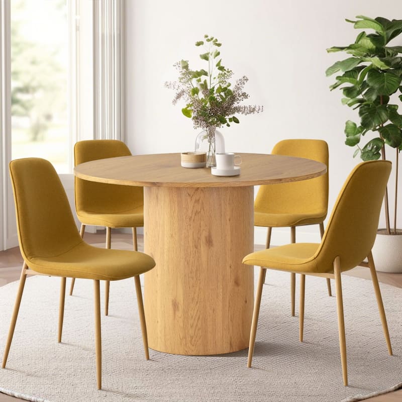 5-Piece Round Dining Table Sets