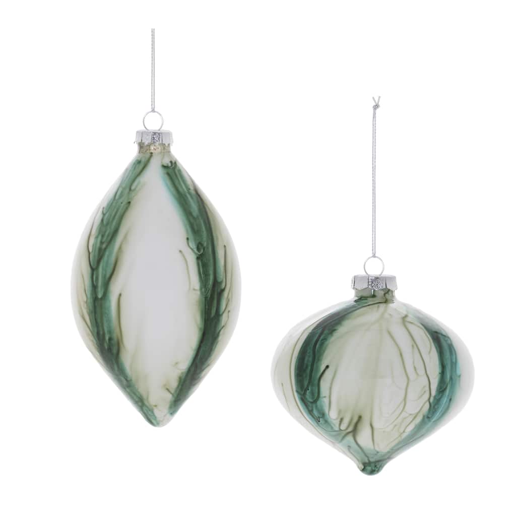 Glass Ornament Set of 6
