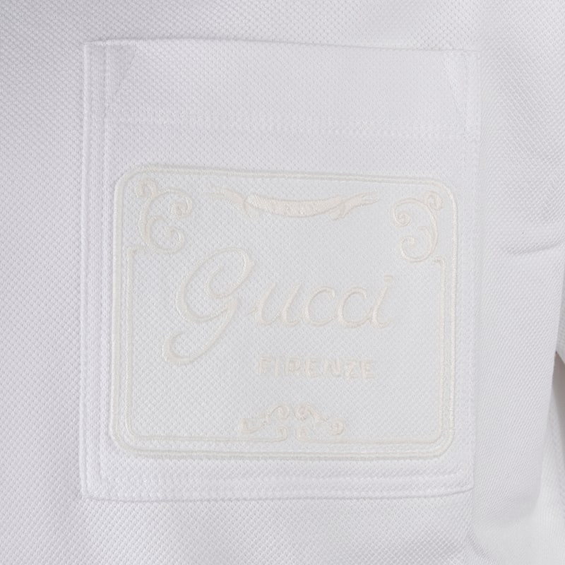Gucci Men's Cotton Piquet Polo Shirt