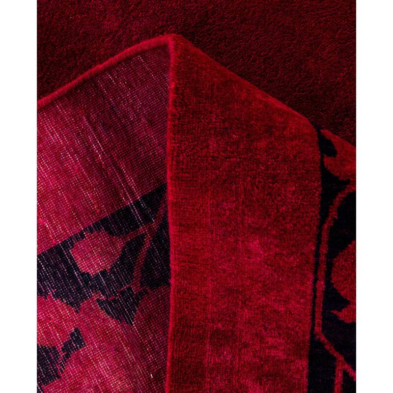 Overdyed One-of-a-Kind Hand-Knotted Area Rug - Pink - 8' 2" x 10' 4"