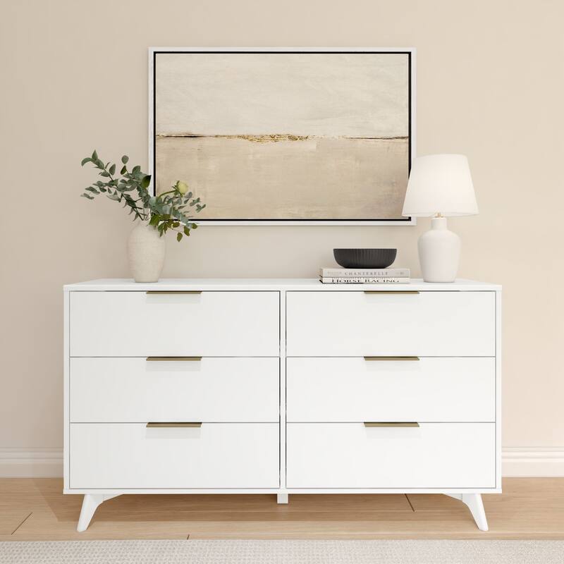 Plank and Beam Haven 6-Drawer Dresser with Drawer Pull Handles