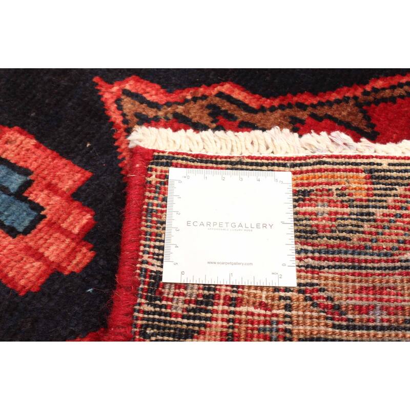 ECARPETGALLERY Hand-knotted Andelz Dark Red Wool Rug - 4'0 x 6'9