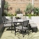 preview thumbnail 19 of 30, Corvus Orville 6-piece Aluminum Outdoor Dining Set with WPC Table Top
