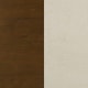 preview thumbnail 13 of 16, Garland 58-inch Panel Bed Cream Brown Cherry