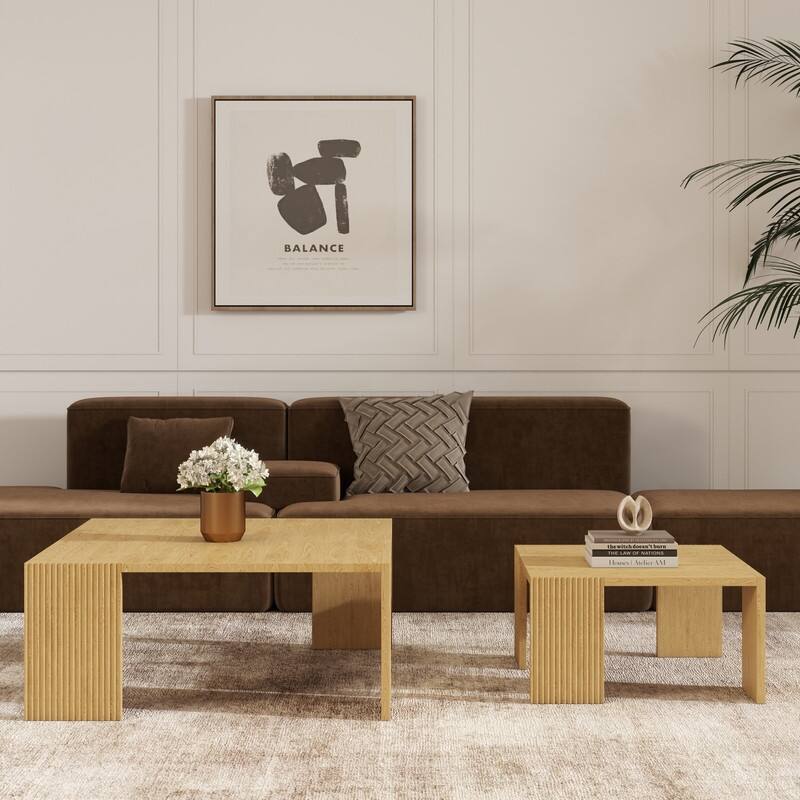 Square Solid Wood Coffee Table