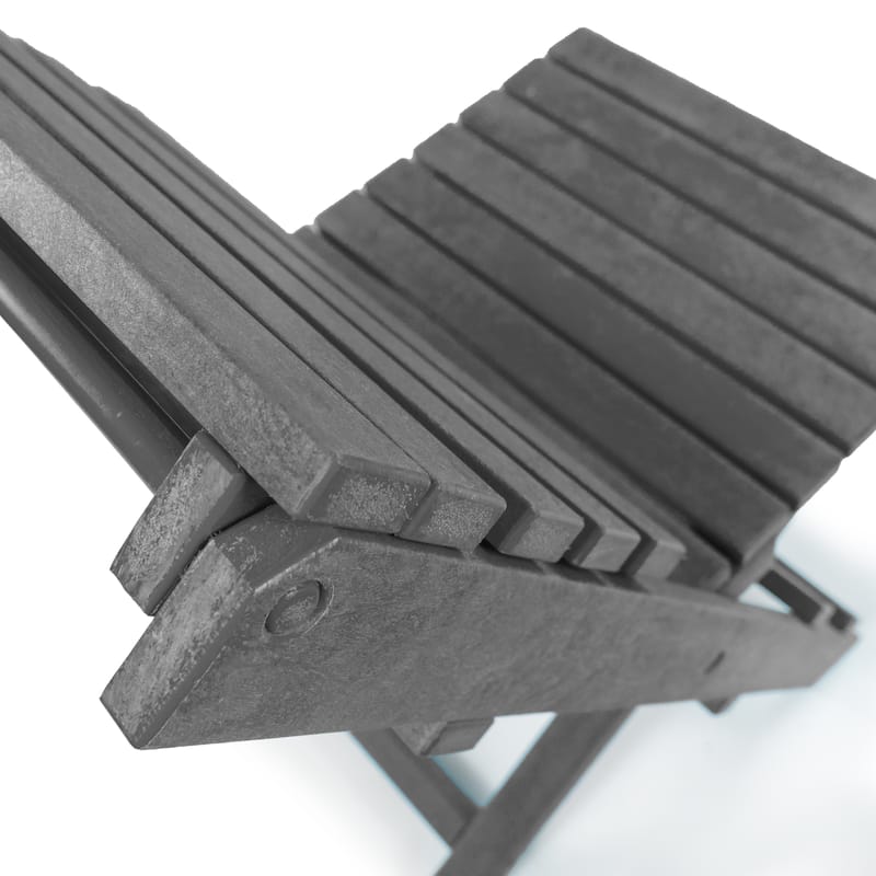 Las Cabos Fully Assembled All-Weather Recycled HDPE Outdoor Folding Bistro Chair