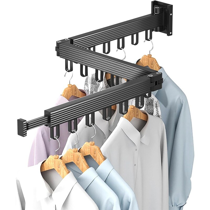 Organize It All Silver Collapsible Folding Drying Rack 61 x 24.4 x 39.8 Bed Bath Beyond 2738387
