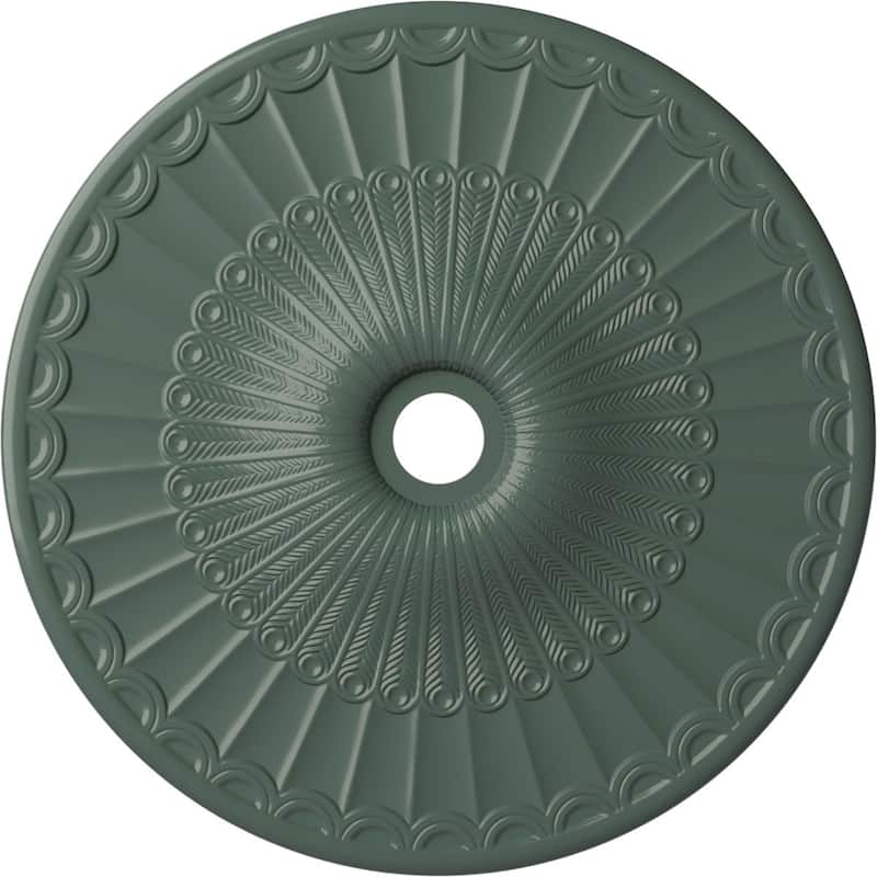 36 5/8"OD x 3 5/8"ID x 2 3/8"P Galveston Ceiling Medallion