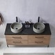 preview thumbnail 27 of 79, Trento Bath Vanity with Sintered Stone Top with Concrete Sink (R)