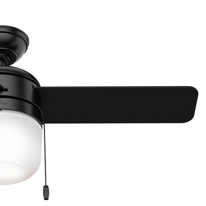Hunter 42" Acumen Ceiling Fan with Integrated LED Light Kit and Pull Chain - Modern, Contemporary, Transitional