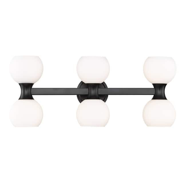 Z-Lite 494-6V Artemis 6 Light 11" Wide Vanity Light - Matte Black