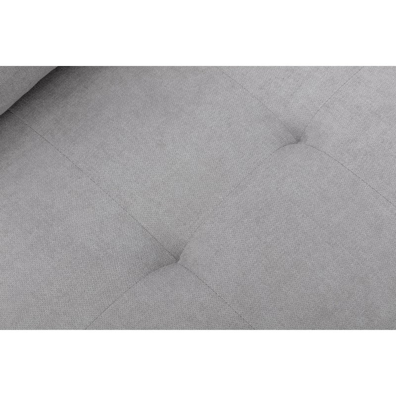 Roomfitters Sleeper Sectional Sofa, L-Shape Corner Couch Sofa Bed with Storage Ottoman, Hidden Arm Storage, and USB Charging