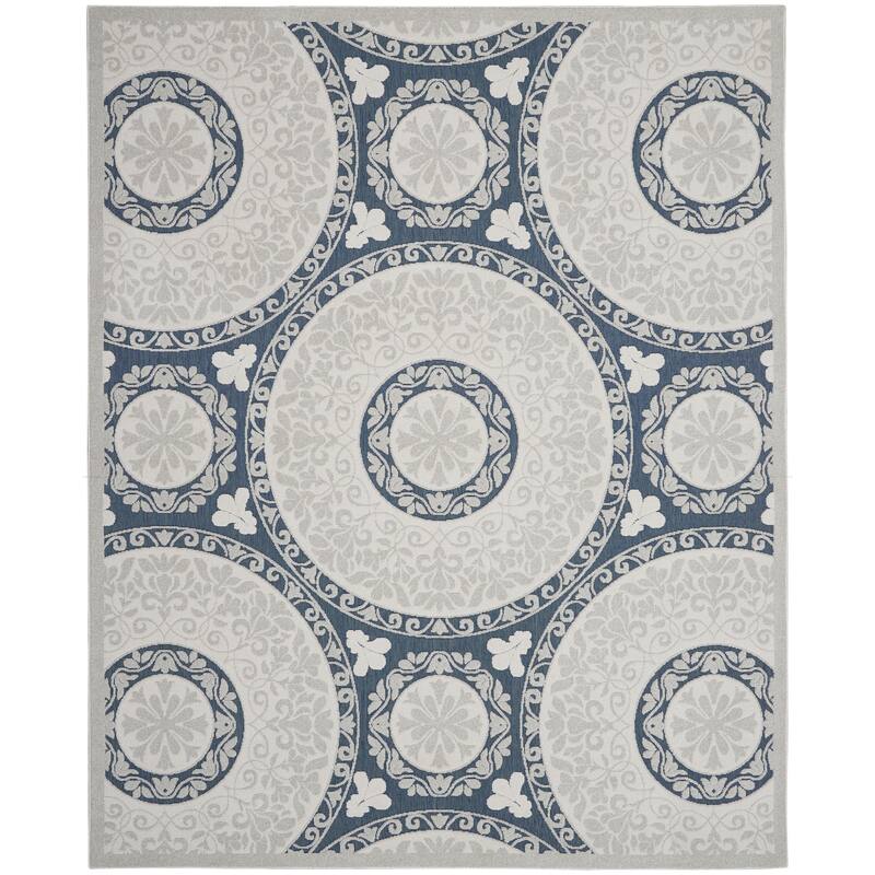 Nourison Calobra Boho Medallion Indoor Outdoor Area Rug