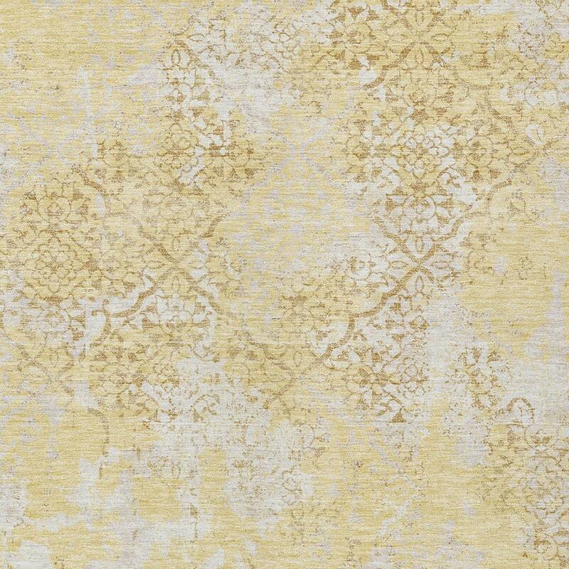 HomeRoots Floral Transitional Rectangle Outdoor Rug