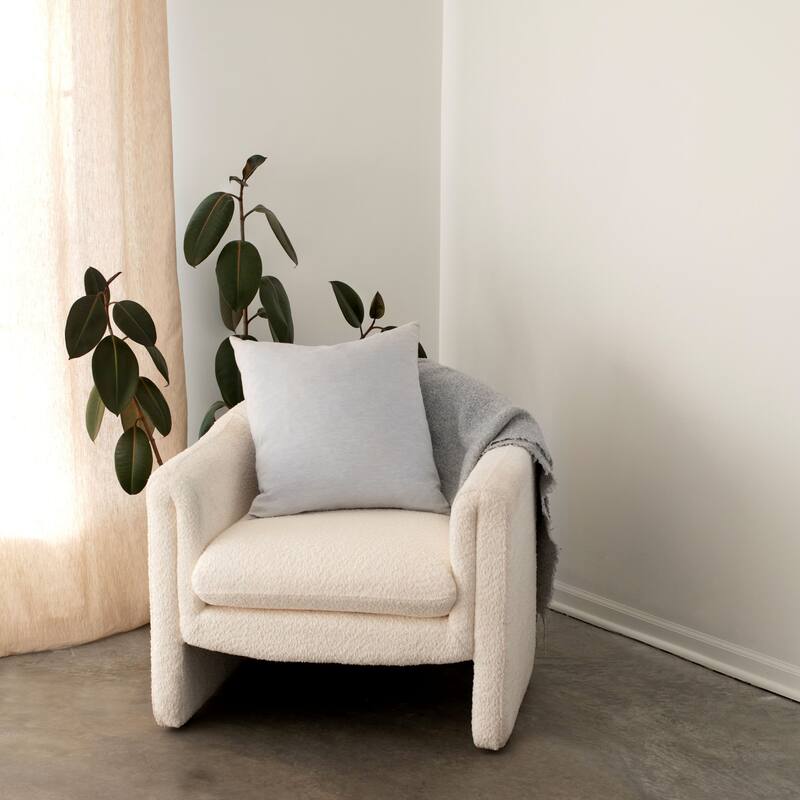 100% French Linen Throw Pillow Sham by BOKSER HOME