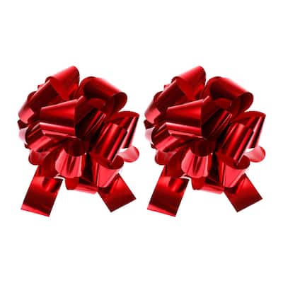 2pcs Extra Giant Large Pull Bow Christmas Car Gift Wrapping Bows