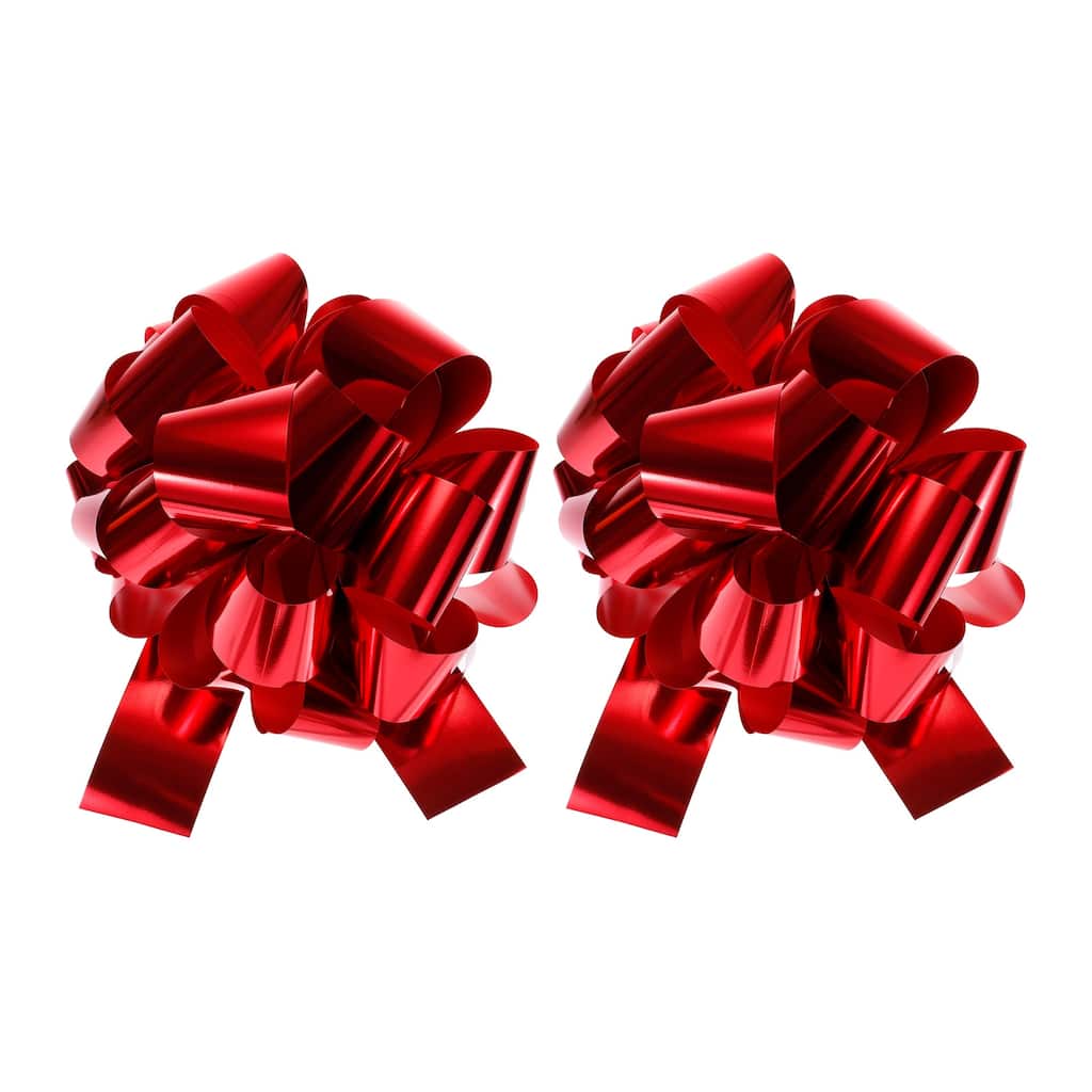 2pcs Extra Giant Large Pull Bow Christmas Car Gift Wrapping Bows