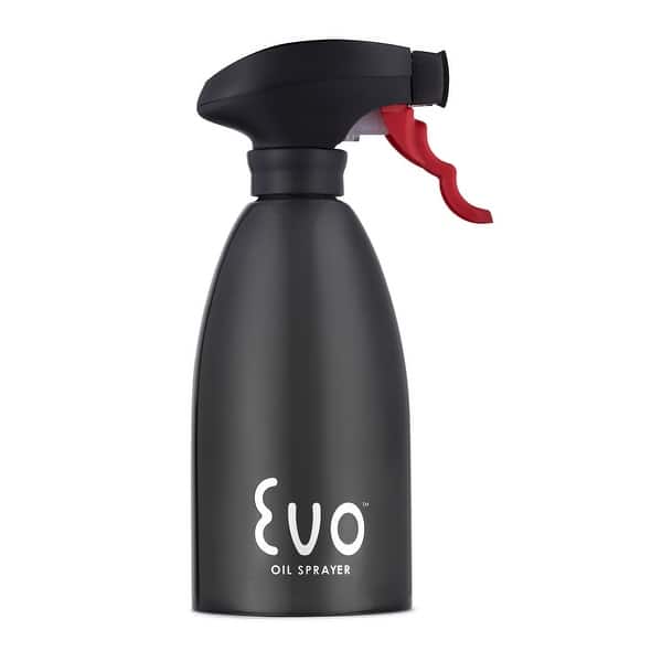 Evo Stainless Steel Oil Sprayer, 16-Ounce Capacity - Black