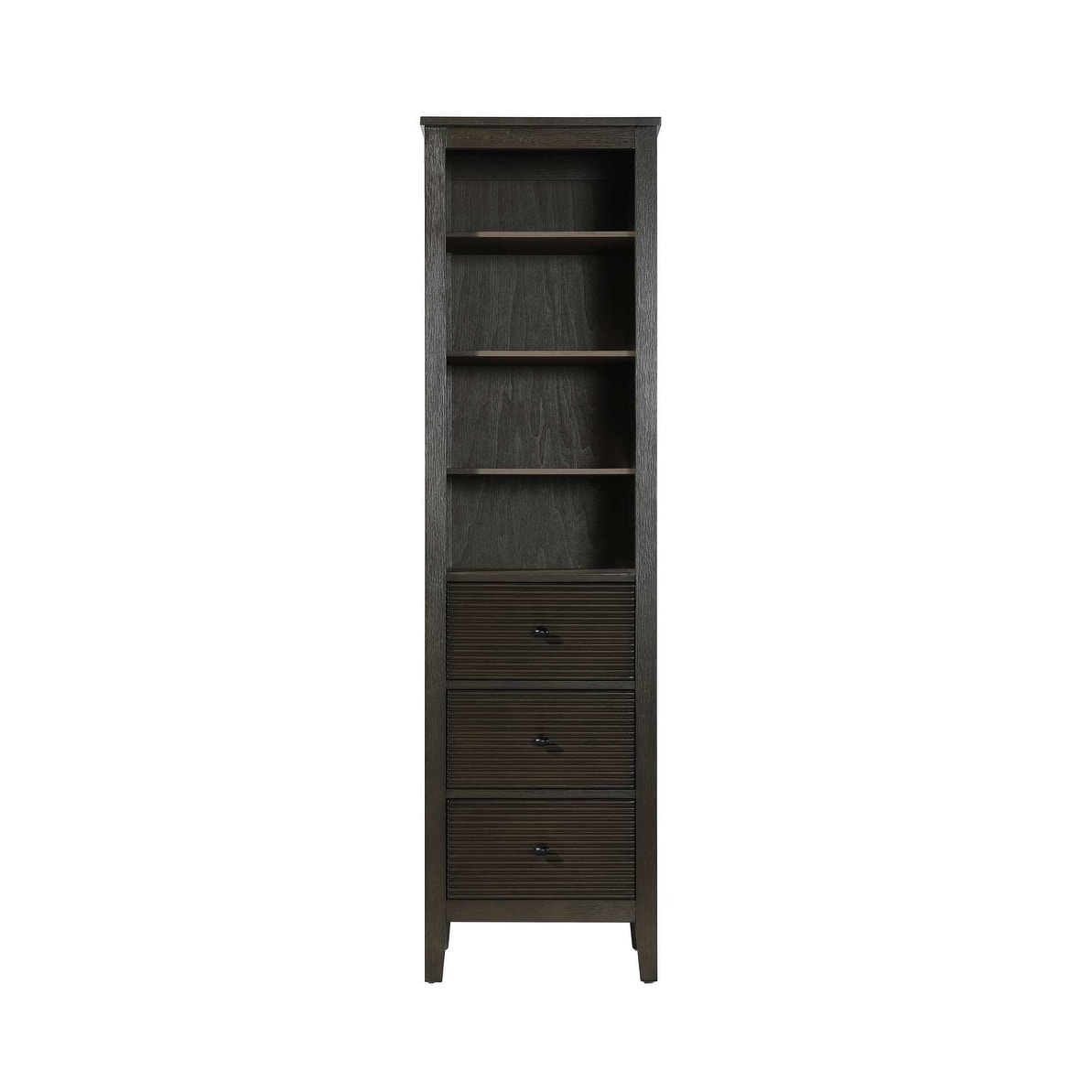 Kensington 16-28 Inch Open Shelving Bath Storage Cabinet
