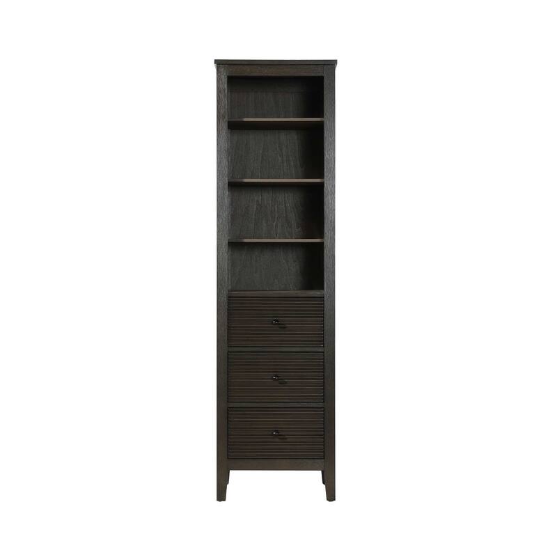 Kensington 16-28 Inch Open Shelving Bath Storage Cabinet