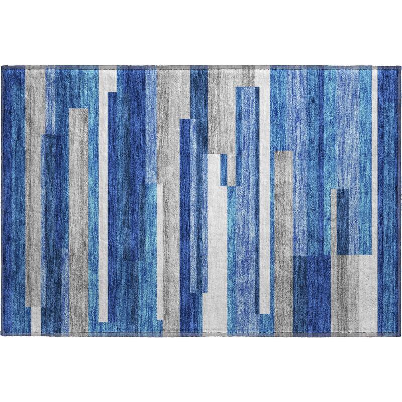 Premium Washable Super Soft Stripes Stacked Mayfield Rug