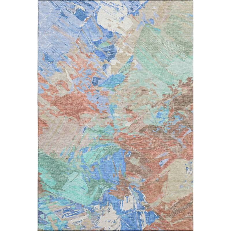 Premium Washable Super Soft Modern Brushstrokes Mayfield Rug