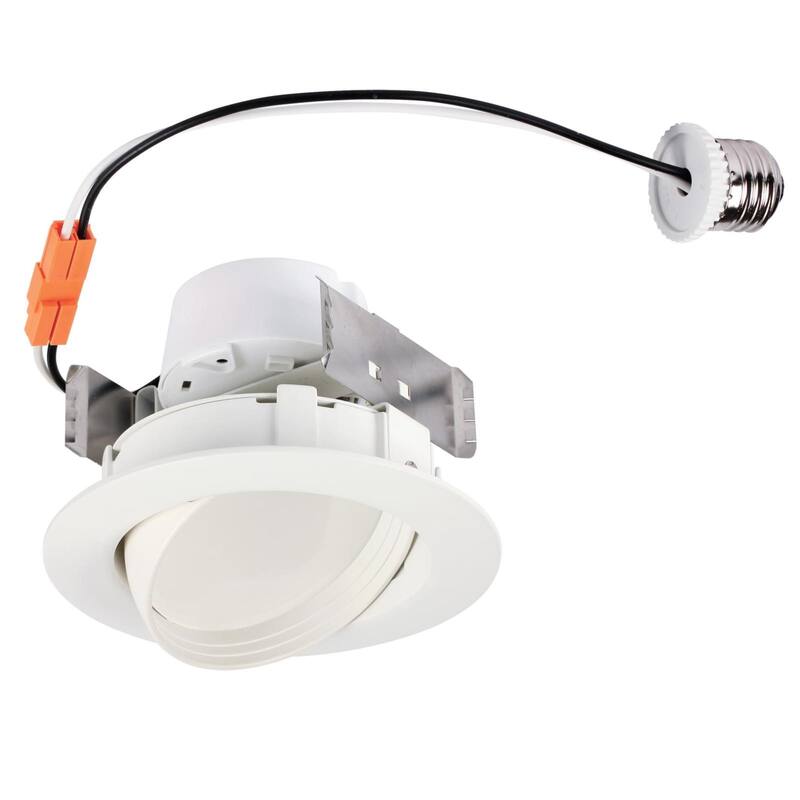 Westinghouse 65-Watt Equivalent 4-in. Warm White Light Sloped Recessed LED Downlight Dimmable Light Bulb - 4-Inch - 2700