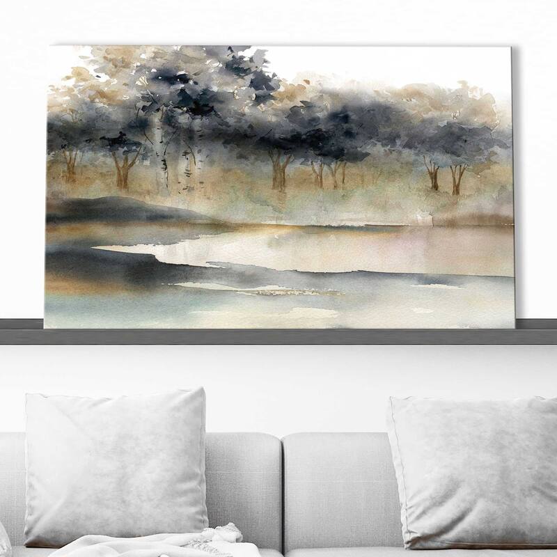 "Silent Waters I (Horizontal)" by Carol Robinson Print on Canvas