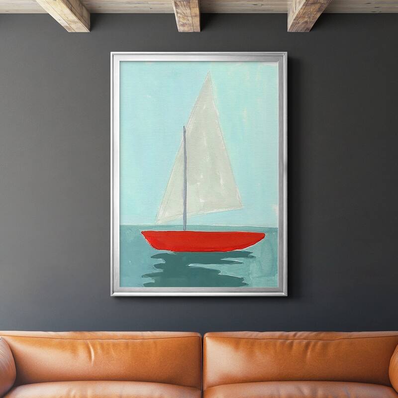 Small Sail II Premium Framed Print - Ready to Hang