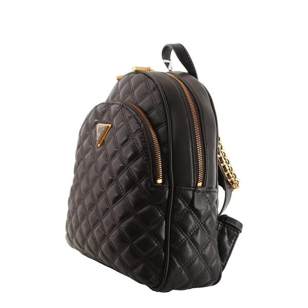 Guess Giully Quilted Backpack Black Floral Print - Bed Bath  display picture 3