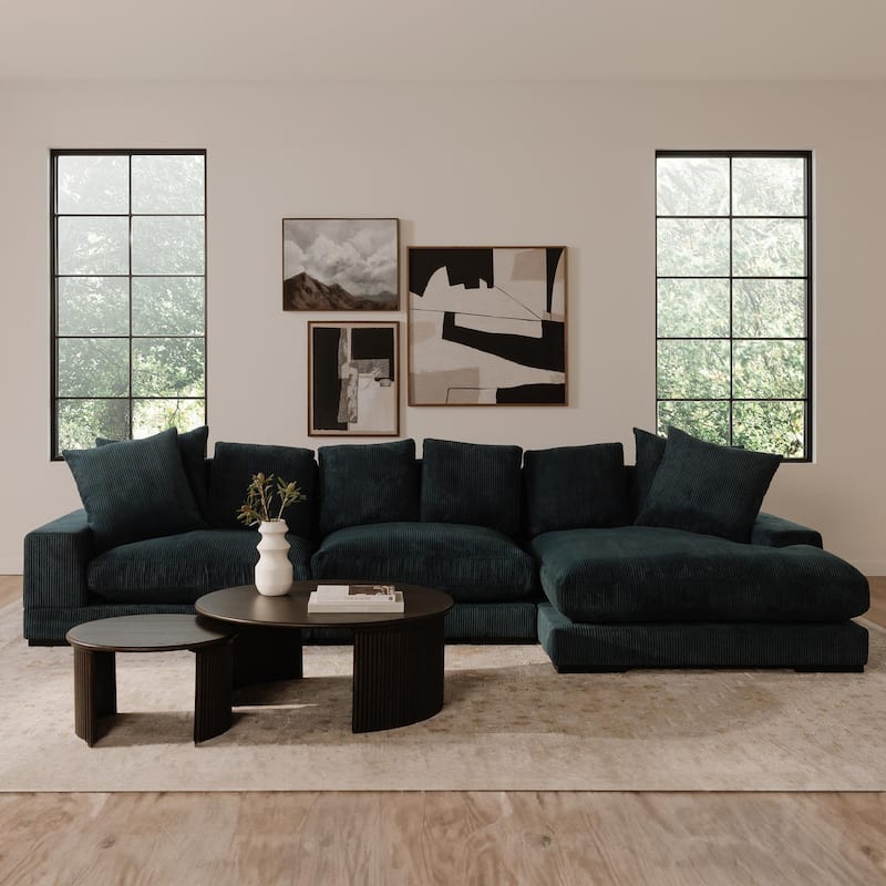 NADAAL STUDIOS Keira, Slipper Chair, Corduroy Upholstery - 41.5"W x46"D x33"H