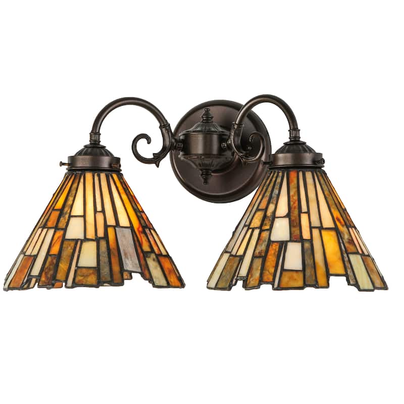 17"W Delta Jadestone 2 LT Wall Sconce