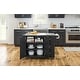 preview thumbnail 5 of 26, Dolly Madison Kitchen Cart with Stainless Steel Top by Homestyles