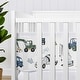 preview thumbnail 4 of 4, Green Blue Construction Truck Boy Sweet Jojo Designs + BreathableBaby Breathable Mesh Crib Liner Tire Tracks