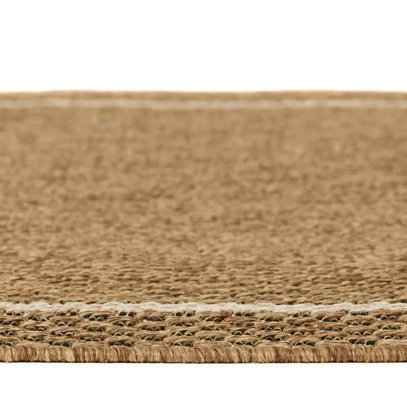 Loft Gracie Border Natural Design Indoor/Outdoor Area Rug