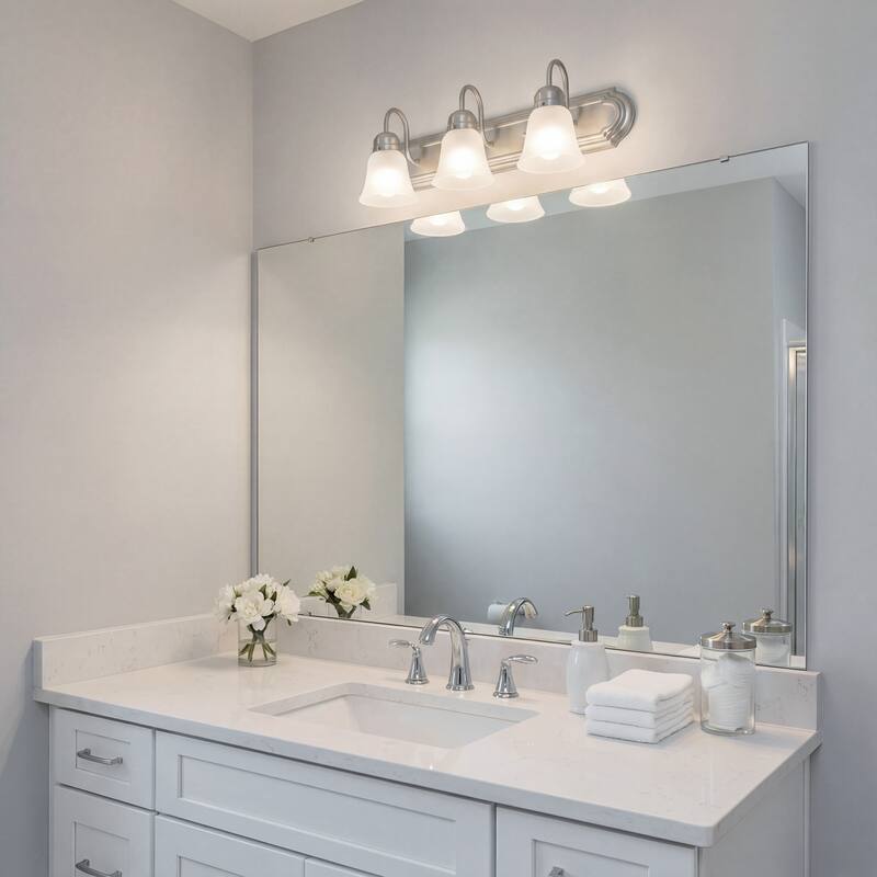 Kichler Lighting Traditional 3-light Brushed Nickel Bath/Vanity Light