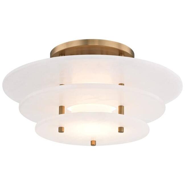 Hudson Valley Lighting Gatsby Single Light 16" Wide Integrated LED - Aged Brass