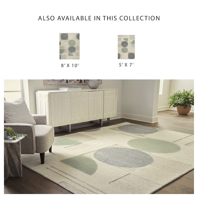 Signature Design by Ashley Dallane Linen/Blue/Green Rug