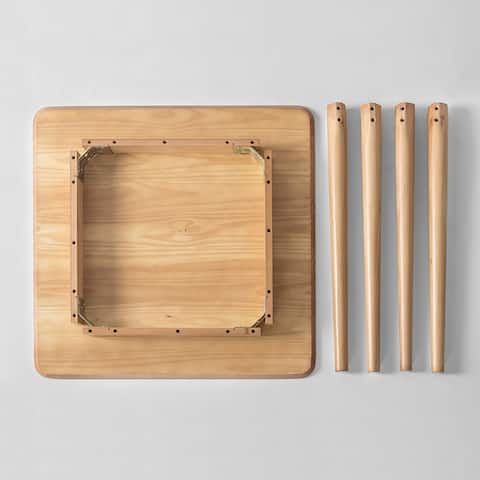 Priage by ZINUS Brown 30 Mid-Century Wood Dining Table