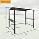 preview thumbnail 14 of 13, Outdoor Steel Frame Grill Gazebo Canopy Barbecue Shelter