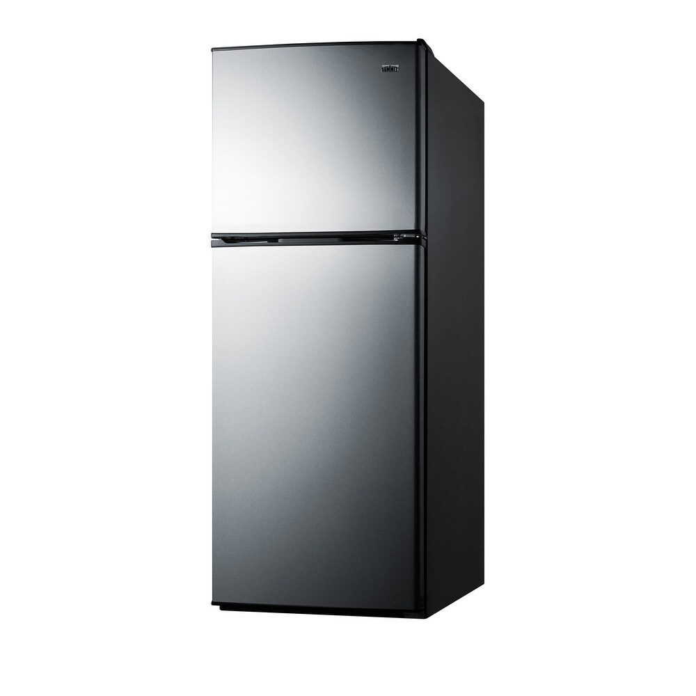 Summit Cp972 22 Wide 7 1 Cu Ft Top Mount Refrigerator Stainless Steel Overstock 30484331
