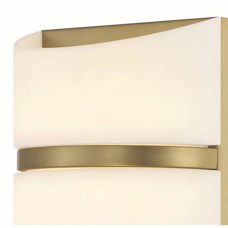 Minka Lavery 822-L Velaux 11" Tall LED Wall Sconce with Faux Alabaster