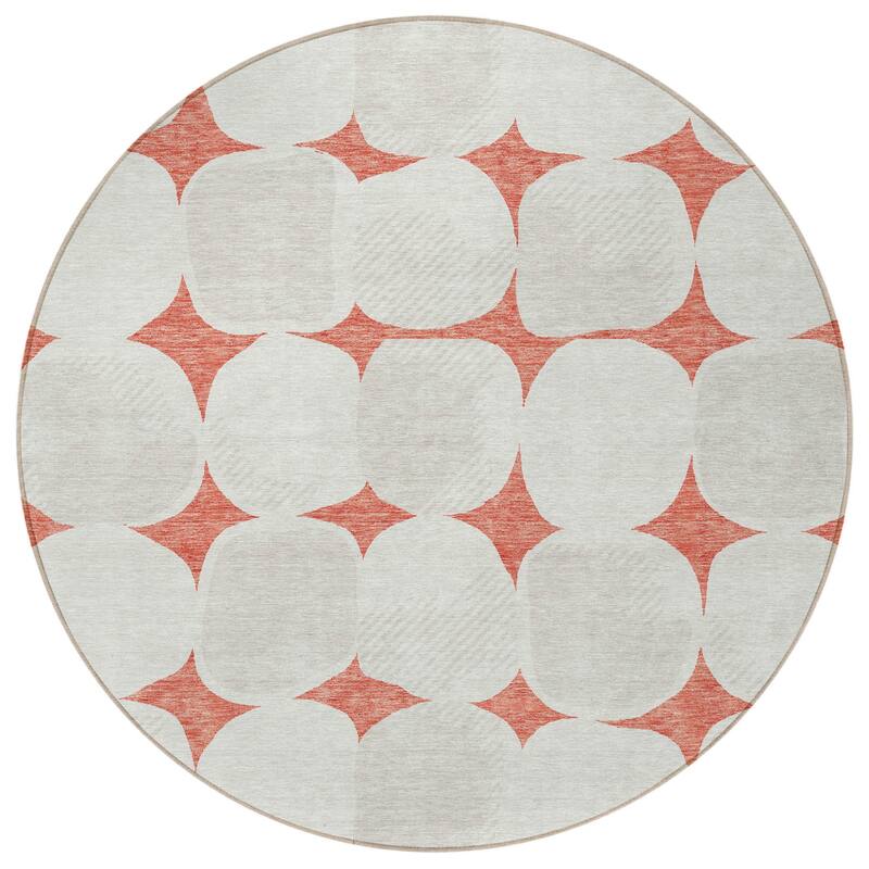 HomeRoots Abstract Transitional Rectangle Outdoor Rug